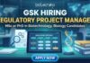 Openings for Biotechnology Jobs at GSK | Apply for the Regulatory Project Manager Role!