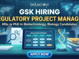 Openings for Biotechnology Jobs at GSK | Apply for the Regulatory Project Manager Role!