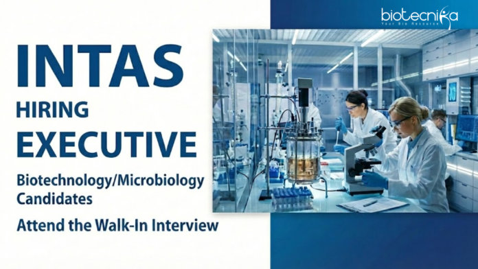 _Intas Apply for Biotech and Microbiology Jobs at Intas Pharmaceuticals. Walk-in drive for QC Professionals With Injectable Experience in Ahmedabad.