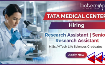Research Job at TTCRC | Life Science Jobs | TMC Careers Research job at TTCRC Kolkata for life science jobs under TMC careers