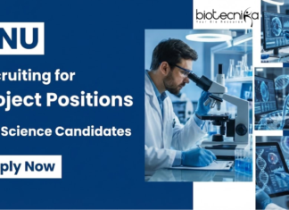 Research Jobs at JNU – Life Science Candidates Apply Now JNU Recruitment 2026 Offers Research Jobs under DBT Project for Life Science Career Aspirants. Apply for Project Positions.