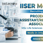 Research Jobs at IISER Bhopal under ICMR Life Science Jobs