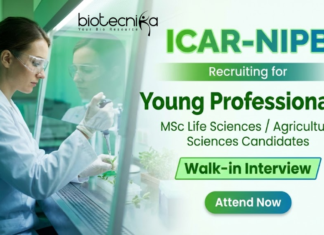 Young Professional Jobs under ICAR Recruitment at NIPB New Delhi