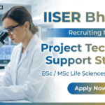 Research Jobs at IISER Bhopal under ICMR Life Science Jobs
