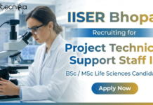 Research Jobs at IISER Bhopal | ICMR Life Science Jobs | Apply Now Research Jobs at IISER Bhopal under ICMR Life Science Jobs
