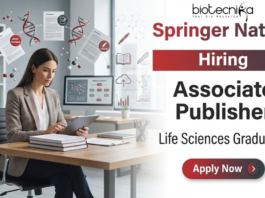 Life Sciences jobs at Springer Nature associate job academic publishing