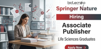 Life Sciences jobs at Springer Nature associate job academic publishing