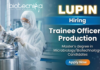 Trainee Officer Job at Lupin for Biotechnology Jobs and Microbiology Jobs in Pune