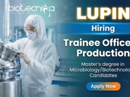 Lupin Hiring for Trainee Officer Jobs | Freshers Life Sciences Jobs | Apply Now Trainee Officer Job at Lupin for Biotechnology Jobs and Microbiology Jobs in Pune