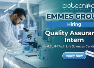 Quality Assurance Intern | Emmes Group Life Sciences Internship | Apply Now Quality Assurance Intern at Emmes Group for Life Sciences Internship in Bengaluru