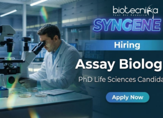 Assay Biologist Job at Syngene | Life Science Jobs | Apply Now Assay Biologist Job at Syngene for Life Science Jobs in Bangalore
