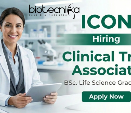 Clinical Trial Associate job at ICON Chennai clinical research careers