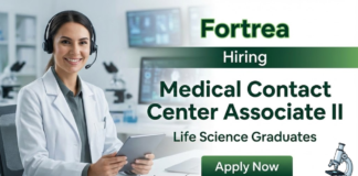 Life science jobs at Fortrea pharmacovigilance medical contact center associate role