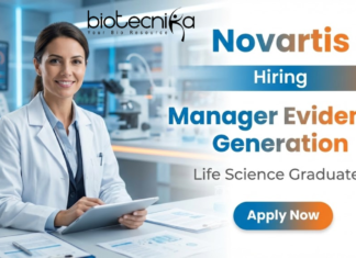Life Science Jobs at Novartis for Manager Evidence Generation role | Apply Now Life science jobs at Novartis: manager, evidence generation role, Hyderabad