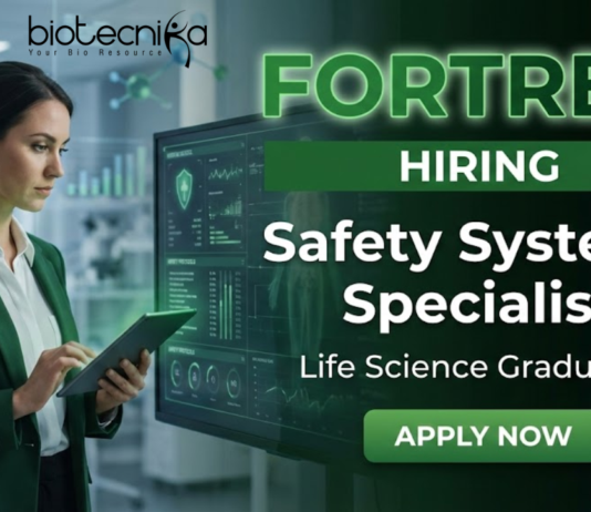 Life Science Jobs at Fortrea for Safety Systems Specialist role | Apply Now Life Science Jobs at Fortrea for Safety Systems Specialist in pharmacovigilance systems