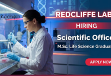 Scientific Officer Jobs at Redcliffe Labs Careers | Life Sciences Jobs | Apply Now Scientific Officer Life Science Jobs at Redcliffe Labs Careers in Noida diagnostics lab