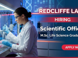 Scientific Officer Jobs at Redcliffe Labs Careers | Life Sciences Jobs | Apply Now Scientific Officer Life Science Jobs at Redcliffe Labs Careers in Noida diagnostics lab
