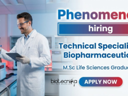 Technical Specialist Biotechnology Jobs at Phenomenex Bangalore chromatography role