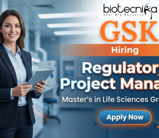 Regulatory Project Manager GSK Careers Life Science Jobs CMC Regulatory Affairs