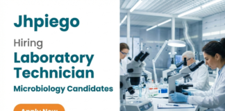 Microbiology Jobs at Jhpiego – Apply Now for Lab Technician Role Apply for Microbiology Jobs at Jhpiego as a Laboratory Technician. Explore Jhpiego Career Opportunities in Diagnostic Laboratory Roles.