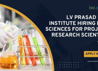 LV Prasad Eye Institute Hiring Life Sciences For Project Research Scientist Job, Applications Invited PhD Life Sciences Jobs at LV Prasad Eye Institute, Applications Invited