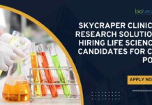 SkyCraper Clinical Research Solutions Hiring Life Sciences Candidates For CRC Post, Apply on Biotecnika CRC Job Openings at SkyCraper Clinical Research Solutions | Apply on Biotecnika