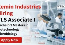 Microbiology & Biotech Jobs for Freshers at Kemin – Apply Now Apply for CLS Associate Jobs in Chennai. Ideal Biotech jobs and Microbiology Jobs for Freshers starting a rewarding Life Science Career.