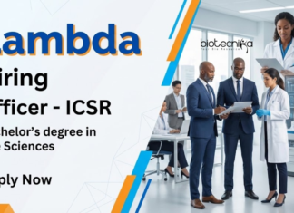 Life Science Jobs at Lambda – Freshers Can Apply Apply for Pharmacovigilance Jobs at Lambda Therapeutic. Entry-level Life Science Jobs for Freshers Starting a Lambda Career.