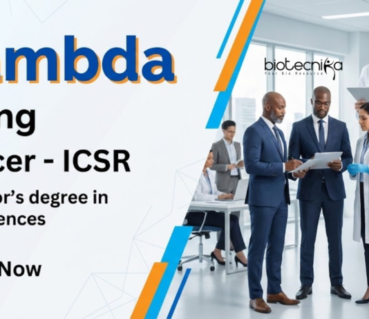 Apply for Pharmacovigilance Jobs at Lambda Therapeutic. Entry-level Life Science Jobs for Freshers Starting a Lambda Career.