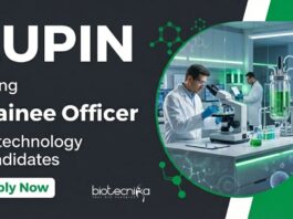 Biotechnology Jobs at Lupin – BSc Candidates Apply Now Apply for Biotechnology Jobs at Lupin as a Trainee Officer in Microbial Production. Ideal Lupin Career Opportunity for Graduates