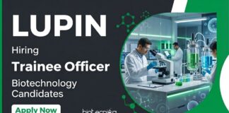 Biotechnology Jobs at Lupin – BSc Candidates Apply Now Apply for Biotechnology Jobs at Lupin as a Trainee Officer in Microbial Production. Ideal Lupin Career Opportunity for Graduates