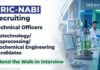NABI Recruitment Offers Biotechnology Jobs in Life Science Research Through Walk-In Interviews at BRIC-NABI Mohali for Project Positions.