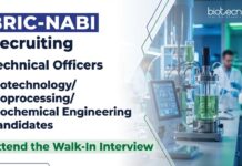 NABI Recruitment Offers Biotechnology Jobs in Life Science Research Through Walk-In Interviews at BRIC-NABI Mohali for Project Positions.