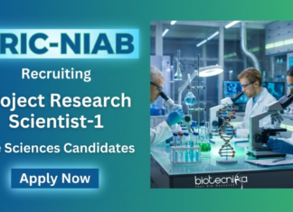 Research Scientist Jobs at NIAB – Life Science Candidates Apply Online NIAB Recruitment 2026 offers Research Scientist Jobs for Life Science Research aspirants in an ICMR funded project at NIAB Hyderabad.