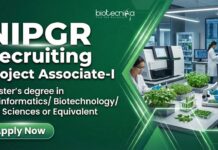 Project Associate Jobs at NIPGR – Apply Now Apply for Project Associate jobs at NIPGR under an ANRF project. Join Life Science Research in Plant genomics and Stress biology in Delhi.