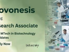 Opening for Research Associate Role at Novonesis – Apply Now for Biotech Jobs Apply for Research Associate Jobs at Novonesis. Explore Biotech Jobs that Strengthen your Life Science Career in Bioenergy Research.