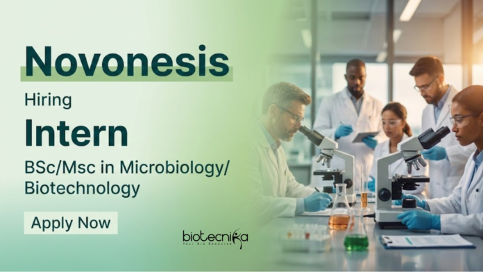 Apply for a Microbiology Internship at Novonesis in Palghar. Ideal for BSc/MSc Graduates Aiming for Biotech jobs and a Life Science Career.