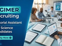 Apply for PGIMER Recruitment 2026. Editorial Assistant role in Chandigarh for Life Science Research and Academic Research Jobs.
