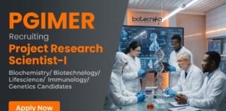 Research Scientist Jobs at PGIMER – Apply Now Apply for Research Scientist Jobs at PGIMER. PGIMER Recruitment Offers Life Science Career Opportunities in Neonatal Research.