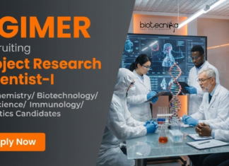 Apply for Research Scientist Jobs at PGIMER. PGIMER Recruitment Offers Life Science Career Opportunities in Neonatal Research.