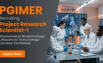 Research Scientist Jobs at PGIMER – Apply Now Apply for Research Scientist Jobs at PGIMER. PGIMER Recruitment Offers Life Science Career Opportunities in Neonatal Research.
