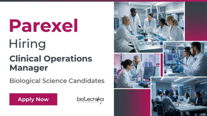Parexel Apply for Clinical Operations Manager at Parexel. Explore Biological Science Jobs & Life Science Jobs in Bangalore with a Parexel Career
