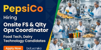 Apply for Onsite FS & Quality Ops Coordinator at PepsiCo Pune. Explore Food Tech Jobs, Dairy Technology Jobs, and Build your PepsiCo Career.