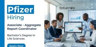 Apply for Associate Aggregate Report Coordinator at Pfizer Chennai. Explore Life Science Jobs, and Grow Your Pfizer Career in Drug Safety.