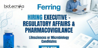Regulatory Affairs Job at Ferring Pharmaceuticals. Bachelor’s in Microbiology or Life Sciences Candidates, Apply Now.