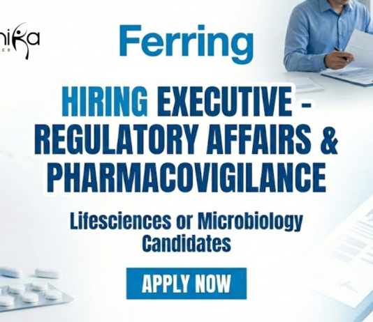 Regulatory Affairs Job at Ferring Pharmaceuticals. Bachelor’s in Microbiology or Life Sciences Candidates, Apply Now.