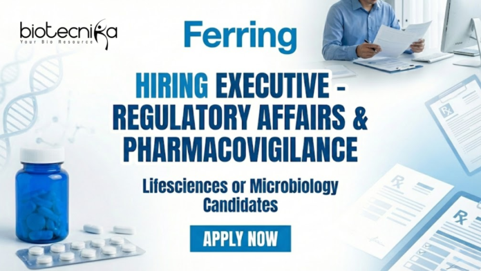 Regulatory Affairs Job at Ferring Pharmaceuticals. Bachelor’s in Microbiology or Life Sciences Candidates, Apply Now.