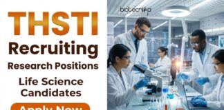 THSTI Recruitment – Life Science Candidates Attend the Walk-In Interview THSTI Recruitment 2026 announced for Life Science Research Jobs. Walk-in Interviews for Scientific, Technical & Project Posts. Apply now.