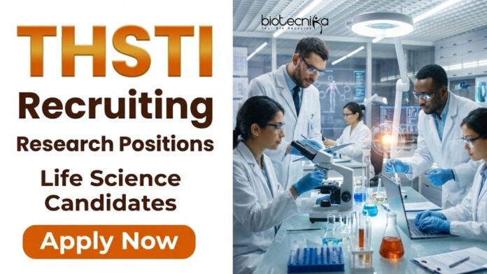 RCB THSTI Recruitment 2026 announced for Life Science Research Jobs. Walk-in Interviews for Scientific, Technical & Project Posts. Apply now.