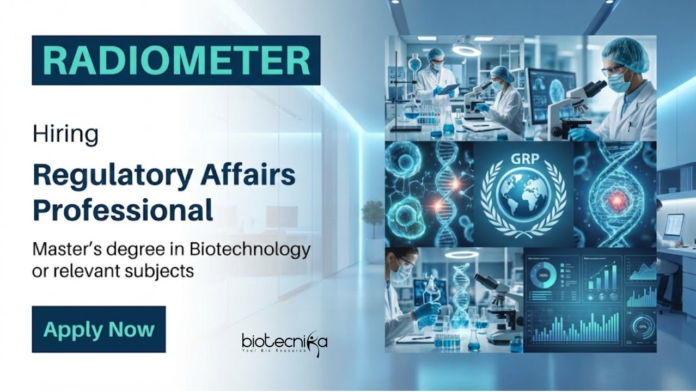 Radiometer Explore Regulatory Affairs Jobs at Radiometer. Build a Life Science Career in Biotech Jobs with a Remote Regulatory Database Role